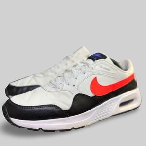 Nike Air Max SC CW4555-007 Men's Size 12 White Black Red Running Shoes